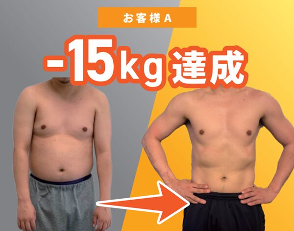 30代 男性のビフォーアフター